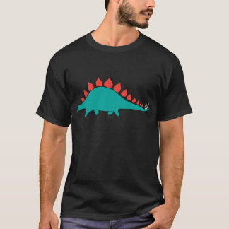 Gullig dinosaurstegosaurus t shirt