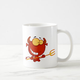 Gullig djävulen kaffemugg