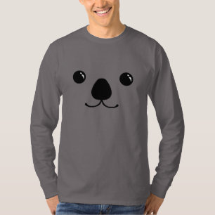Gullig djur ansiktedesign för Koala Tee Shirt