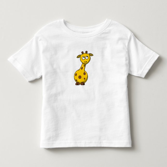 Gullig djurgultgiraff - Hoodietröja Tee (Framsida)