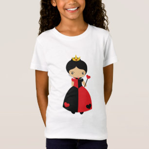Gullig drottning för KRW av hjärtor Tee Shirt