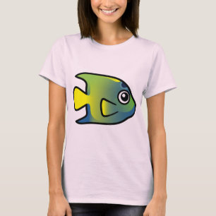 Gullig drottninghavsängel t-shirt