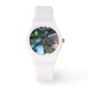 Gullig ekorre armbandsur