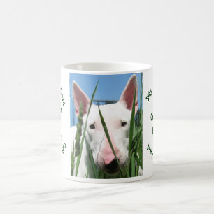 Gullig engelsk tjurTerrier Kaffemugg