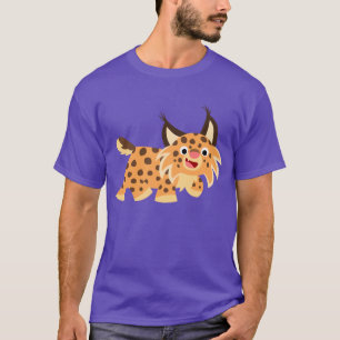 Gullig Facetious tecknadBobcatT-tröja T-shirt