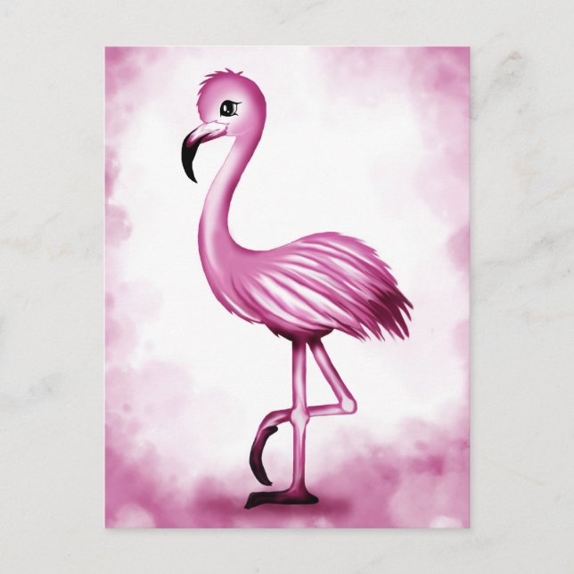 gullig Falmingo Vykort (Framsida)