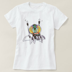Gullig färgglad skjorta för konst för tee shirt