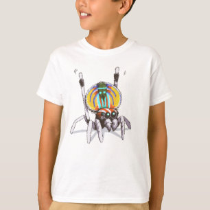 Gullig färgglad skjorta för konst för tee shirt