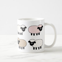 Gullig fårmugg kaffemugg