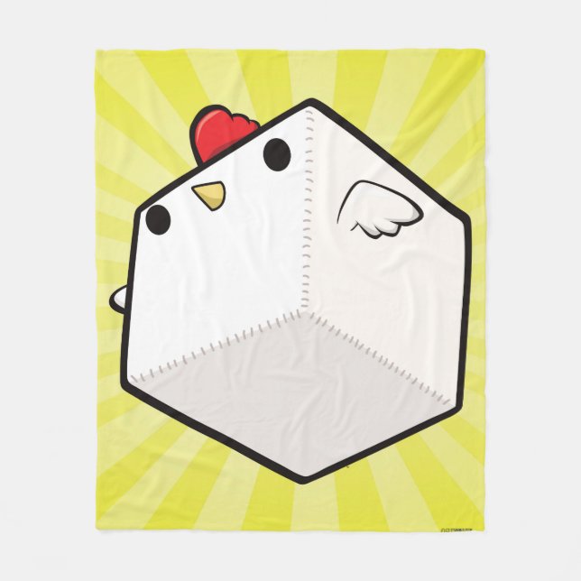 Gullig feg kub för Cockblock filt (Framsidan)