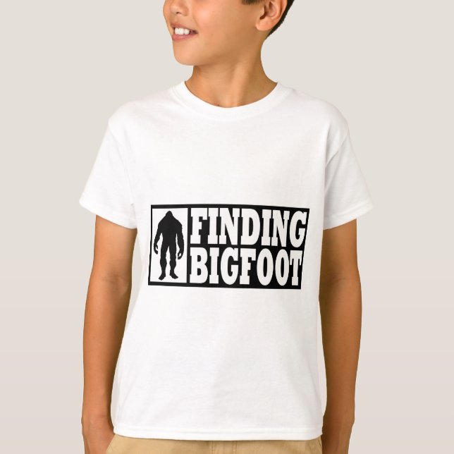 Gullig FINNA BIGFOOT logotypskjorta - Tee (Framsida)