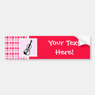 Gullig fiol bildekal