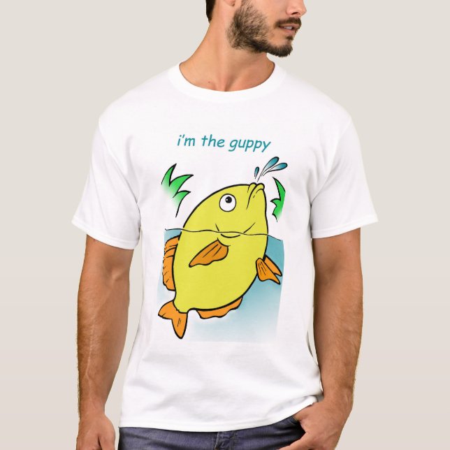 gullig fisk t shirt (Framsida)
