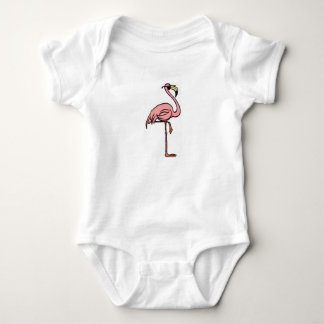 gullig flamingobebisbodysuit tee shirt