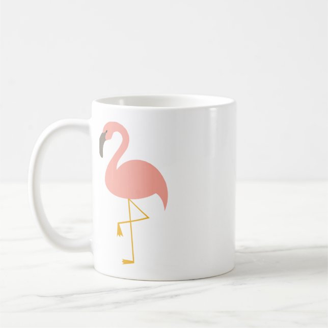 Gullig Flamingomugg Kaffemugg (Vänster)