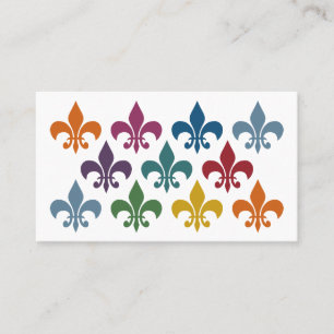 Gullig Fleur De Lis visitkortar Visitkort