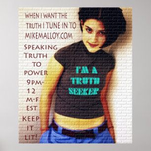 GULLIG FLICKA TRUTHSEEKERS POSTER