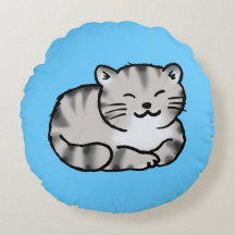 gullig fluffig katt för tabbygråtttiger