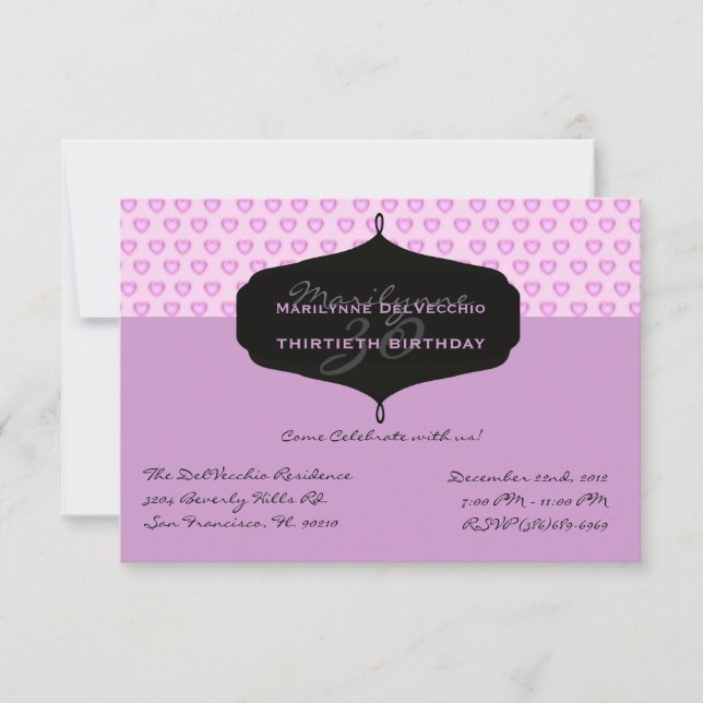 GULLIG födelsedagsfestinbjudan Inbjudningar (Framsida)