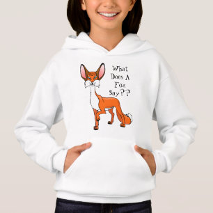 Gullig för barn för rävdesignHoodie Tee Shirt