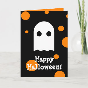 Gullig för barn för spökeHalloween kort