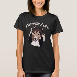 Gullig för Sheltie för skjorta för Shetland T Shirt