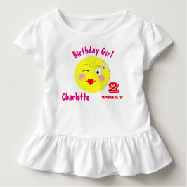 Gullig första födelsedagsakkunnigpersonlig tee shirt