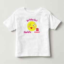 Gullig första födelsedagsakkunnigpersonlig tee shirt