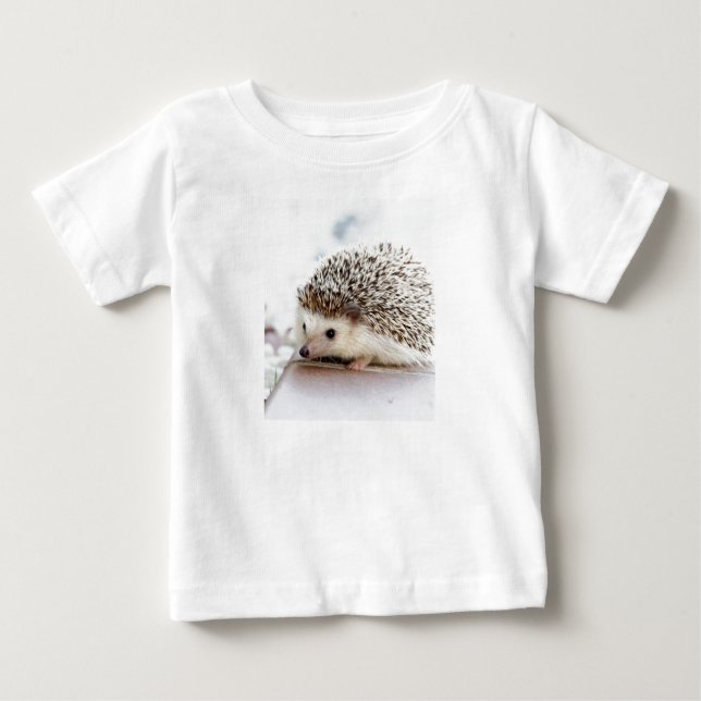 gullig förtjusande bebisigelkott tee shirt (Framsida)