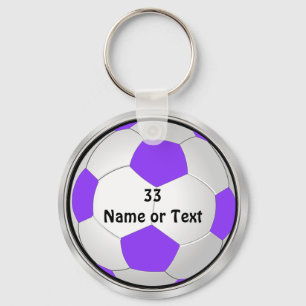 Gullig fotbollparty favors för flickor, Keychains Nyckelring