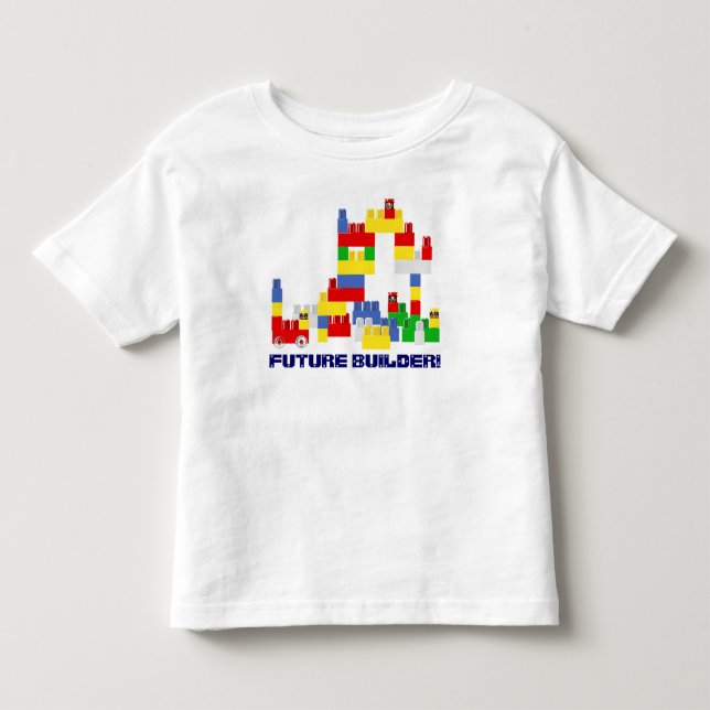Gullig FRAMTIDA BYGGMÄSTAREdesign med - Tee (Framsida)