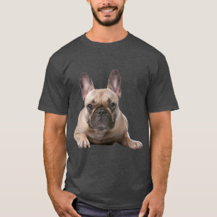 Gullig fransk bulldogg t shirt