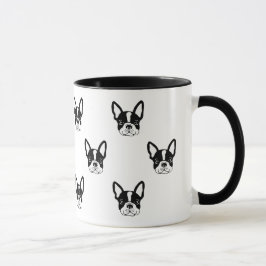 Gullig fransk bulldoggmugg mugg