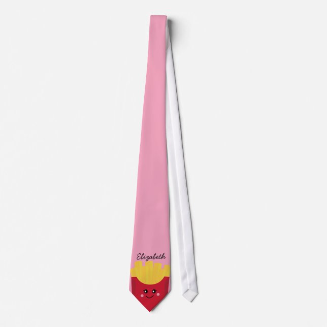 gullig fransk småfisk med rosa bakgrund slips (Framsida)