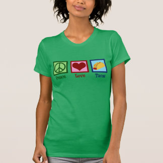 Gullig fredkärlekTacos T Shirt
