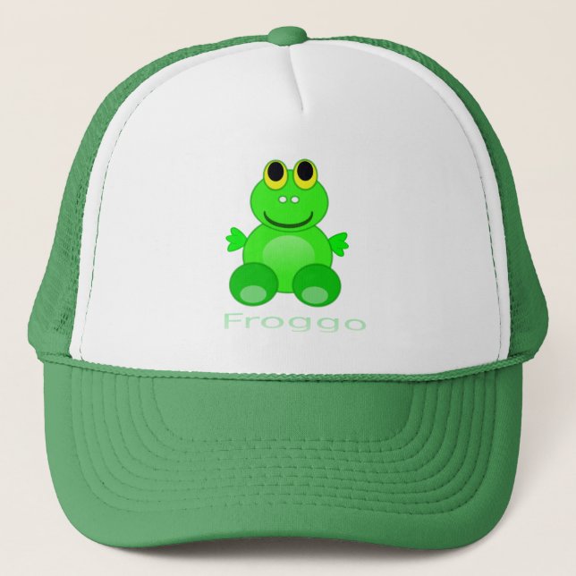 Gullig Froggo groda Keps (Framsida)
