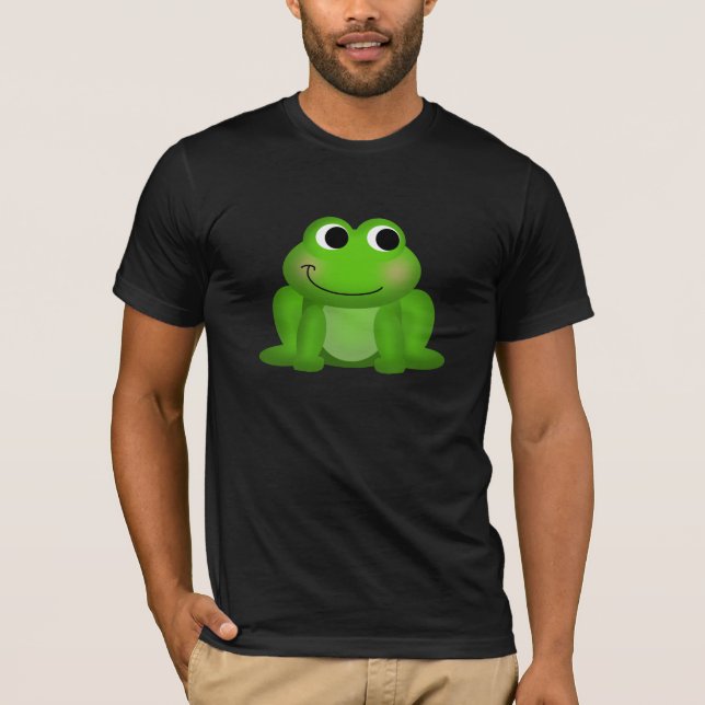Gullig Froggy - skjorta Tee (Framsida)