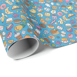 Gullig frukostmat presentpapper