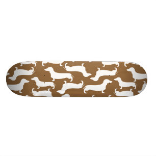 Gullig gåva för taxmönsterperfekt för Doxie k Mini Skateboard Bräda 18,7 Cm
