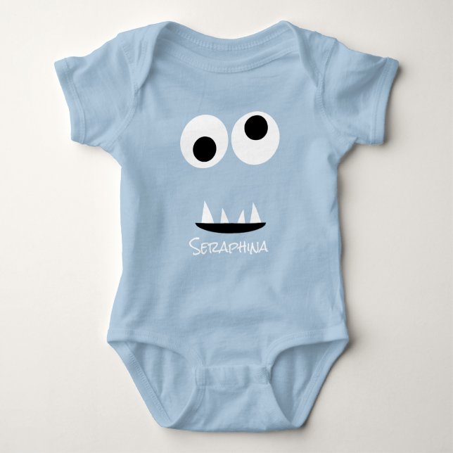 Gullig gigantisk grönt för baby för tee (Framsida)