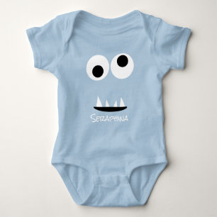 Gullig gigantisk grönt för baby för tee shirt