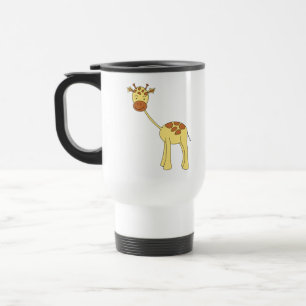 Gullig giraff. Cartoon. Resemugg