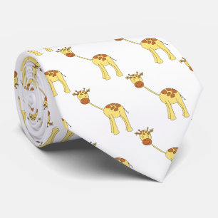 Gullig giraff. Cartoon. Slips