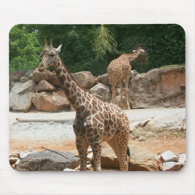 Gullig giraff Mousepad Musmatta (Framsidan)