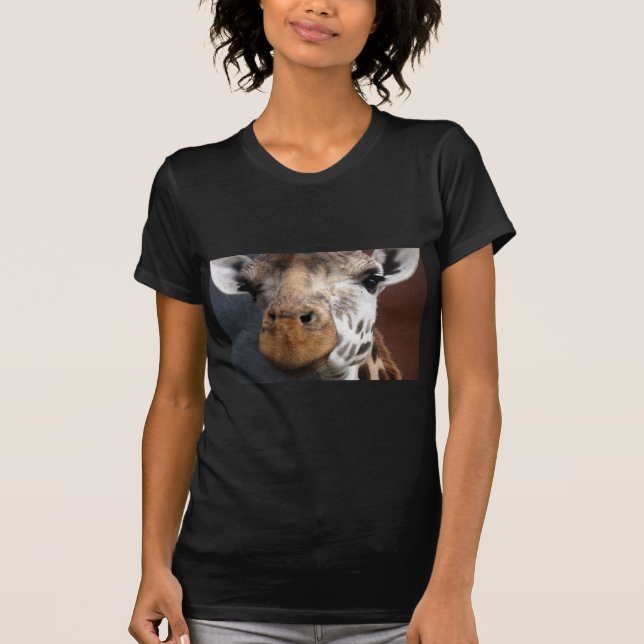 Gullig giraffutslagsplats t-shirt (Framsida)