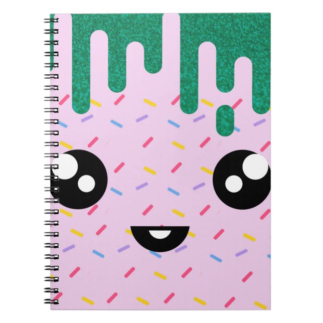 gullig glass anteckningsbok (Framsidan)