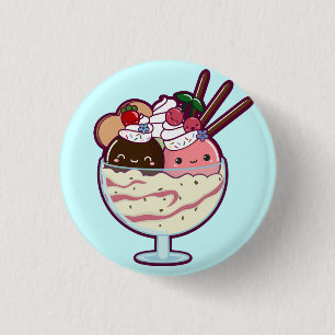 Gullig glassSundae Knapp