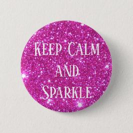 Gullig Glittery Sparkly den behållalugn och Knapp