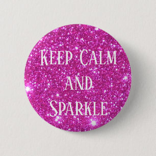 Gullig Glittery Sparkly den behållalugn och Knapp