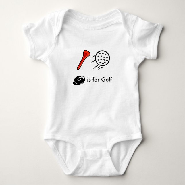 Gullig Golf lurar T-skjortan Tee (Framsida)